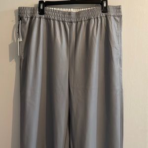 Aritzia Babaton Faux Leather Joggers